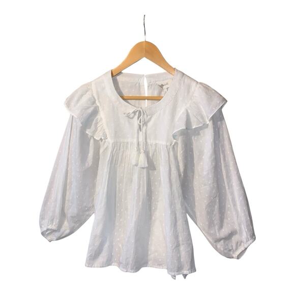 Cleobella Lina Top Ivory GOTS cottagecore Nwt Size XS - Picture 2 of 11